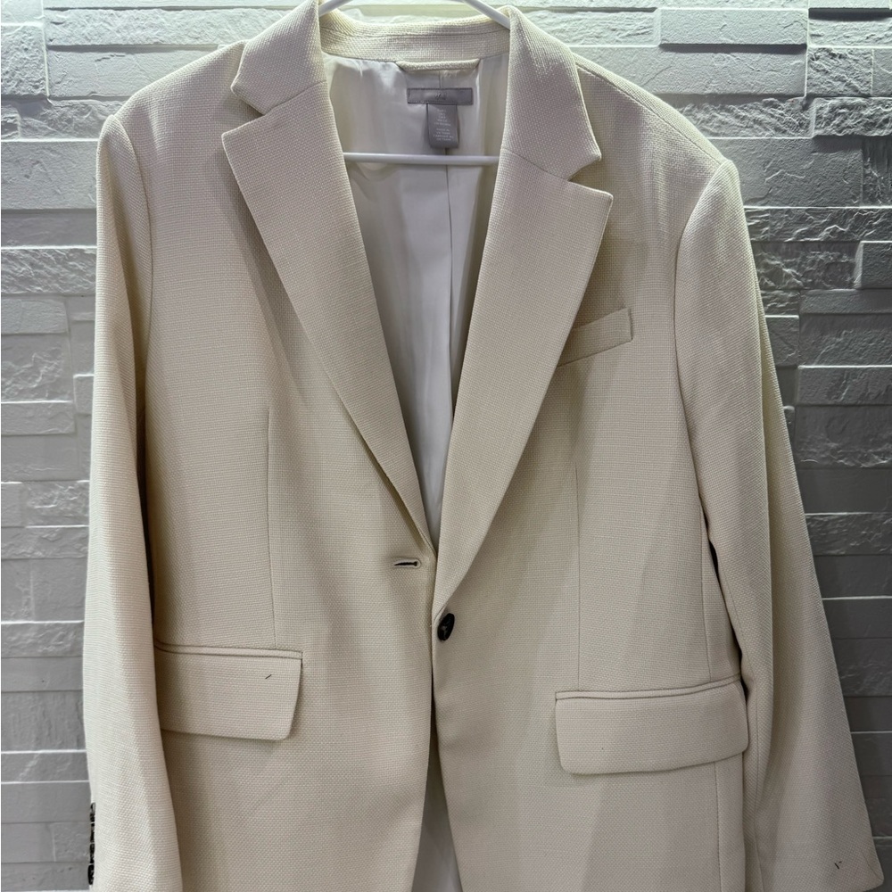 H&M Cream Blazer Jacket